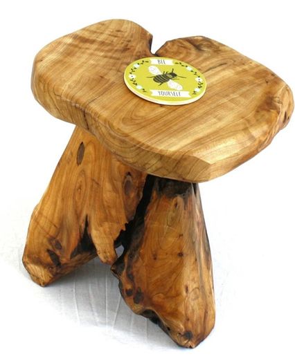 Rustic Solid teak root mini stool/table (FREE POSTAGE)