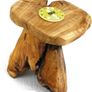 Rustic Solid teak root mini stool/table (FREE POSTAGE) Image 2
