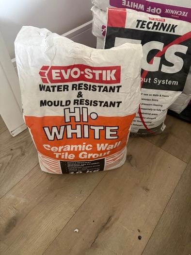 7 bags tile adhesive