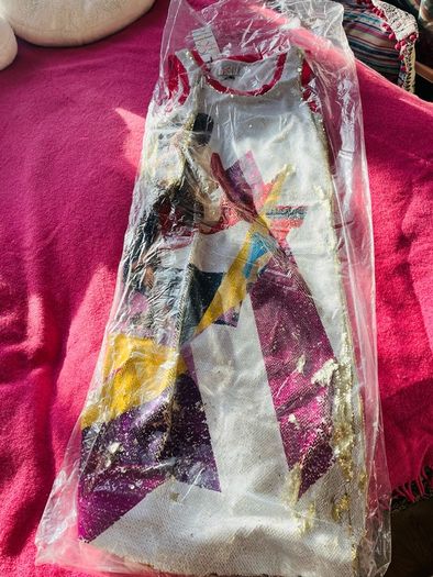 Joanne Hynes the carousel dream printed sequinned dress