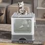 Cat accessories 1 Insert Cat Bed, 3 wooden steps, litter Image 10