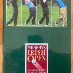 Very Rare 1994 Murphy's Irish Open Programme - Mount Juliet Golf