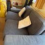 Grey 2 seater sofa Image 2