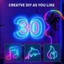 FREE EXPRESS SHIPPING Flexible LED neon Lights Strip 10M 24v RGB with Remote,APP Control, IP65 Waterproof for Bedroom,Room,Outdoors Decor Image 3