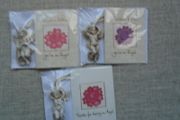 Angel /silk card, Angel ornament,Blank card