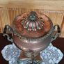 Impressive early Victorian copper and brass samovar by J.S. Pyrke and Sons, London Circa 1840. Image 3
