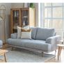 Grey Fabric Corner + 2 Seater Sofa Image 7
