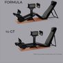 Sim Rig, Pedals,Wheelbase,Screen stand. Image 2