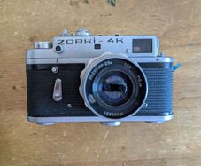 Zorki 4K 35mm camera & lens.