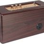 VINTAGE MADISON Battery Powered Vintage Speaker with USB, Bluetooth and AUX-IN Wooden Finish Image 4