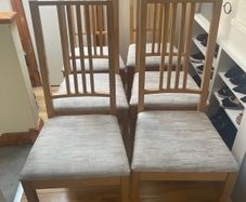 The IKEA BORJE dining chairs set of 6 need gone ASAP due to house clearance price is for full set of 6