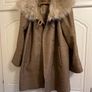 Fur Collar Wool Mix Coat Image 2