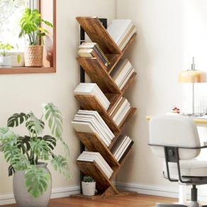 Tree Bookcase with 8 Shelves
