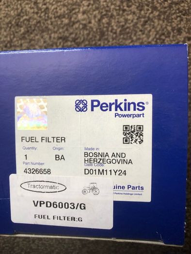 perkins filters tractor Massey