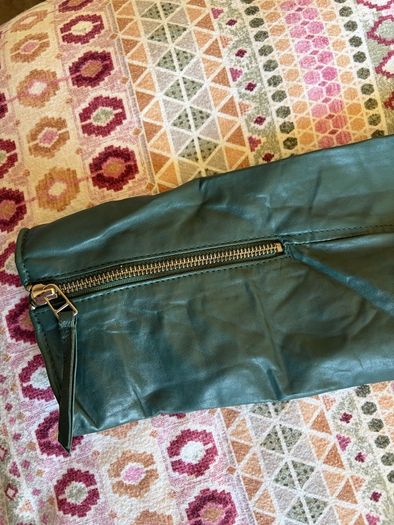 Green Cigno Nero Leather jacket