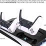 PS5 Digital Edition Vertical Cooling Stand Dual Controller Charger DualSense + 12 Game Slots Tray + USB CABLE. Image 3