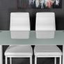 Glass dining table set with 4 chairs Free Delivery Image 5