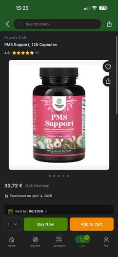 PMS Support Supplement