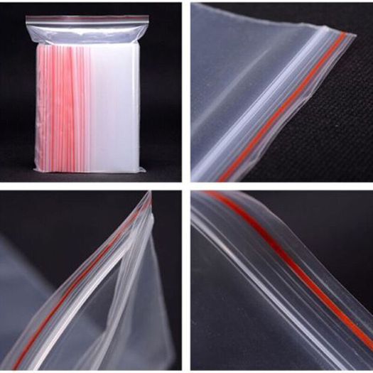 Zip Lock Bags 14x20cm Clear Resealable Grip Seal Plastic Bags