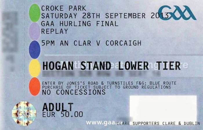 SWAP hurling final for football final