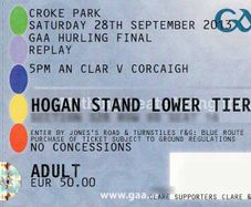 SWAP hurling final for football final