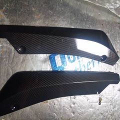 Rear bumper spats, lip extension