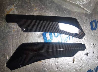 Rear bumper spats, lip extension
