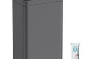 Sensor Bin Touchless Kitchen Bin 50L Automatic Motion Sensor Trash Can Stainless Steel Smart Trash Bins with Lid Rectangular Touchless Garbage Bin for Kitchen Bedroom Home Office
