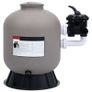 Pool Sand Filter with Side Mount 6-Way Valve Grey Image 2