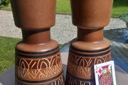 Pair of Kernat Ltd Israel vases, rare, no damage, D18