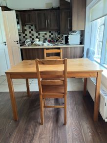 Ikea Table and Two Chairs