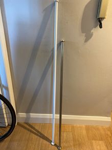Extendable curtains poles 2x