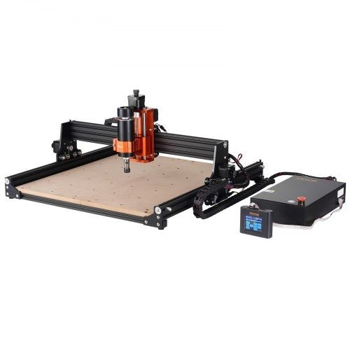 CNC Router Machine, 300W, 3 Axis GRBL Control Wood Engraving Carving Milling Machine Kit, 15.75 x 15.75 x 2.36 in / 400 x 400 x 60 mm Working Area 1200 RPM for Wood Acrylic MDF PVC Plastic Foam