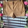 Tan suede effect shorts size 12 papaya brand Image 5