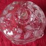New In Box Waltherglas Germany Natascha Pattern Art Deco Satin Rose Bowl With Lid Made In Germany Image 7