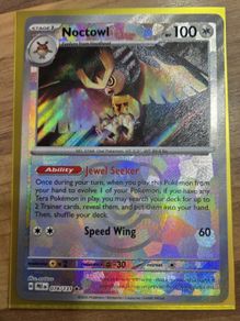 Pokemon Prismatic Evolutions Noctowl #078 Masterball