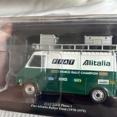 Fiat 242 E Phase 1 Alitalia Rallye Team 1:43 scale model