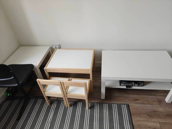 Tables and chairs