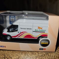 Oxford Diecast Ford Transit Lwb Bus Eireann 1.76 Scale