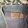 Genuine PRADA women's navy blue 100% leather blouse Image 3