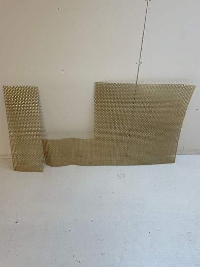 MDF screening panal & brass finish radiator screen panels