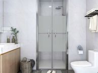 main image for ad Shower Door Half Frosted ESG 86x190 cm