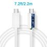 Mac Book Pro charger-140W USB C Super Fast Charger,Compatible with MacBook Pro 16, 15, 14, 13 Inch, MacBook Air 13 Inch, iPad Pro 2022/2021/2020/2019/2018, Included 7.2ft USB C to C Cable Charger Image 6