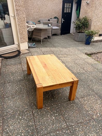 Solid Oak Coffee table