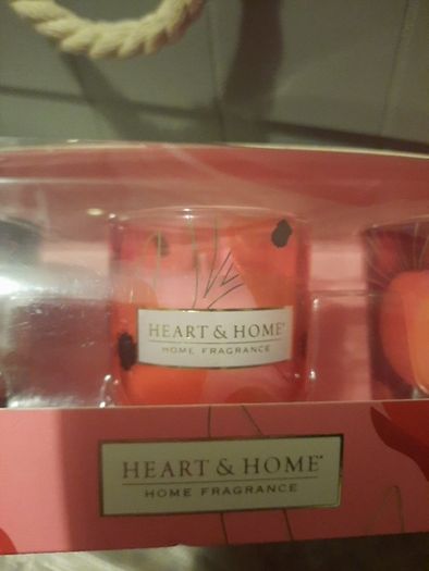 set of 3 soy wax scented candles