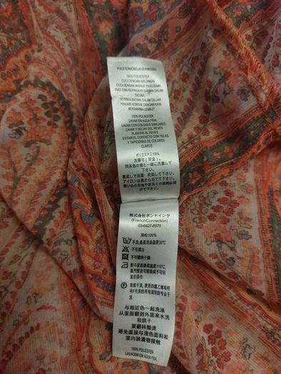 Orange Print Maxi Dress