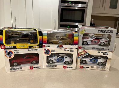 Datsun 280Z Collection 1/24 Burago x 6