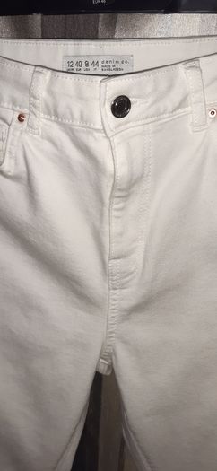 High Waist White Jeans