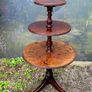 Antique georgian revival mahogany dumb waiter Image 3