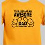 Fathers Day T-Shirt, Awesome, Worlds Greatest Dad T-shirt Image 5